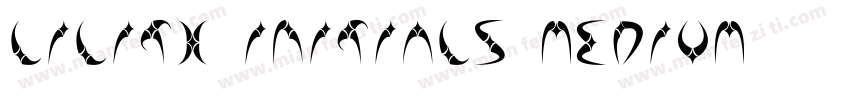 Lilith Initials Medium字体转换